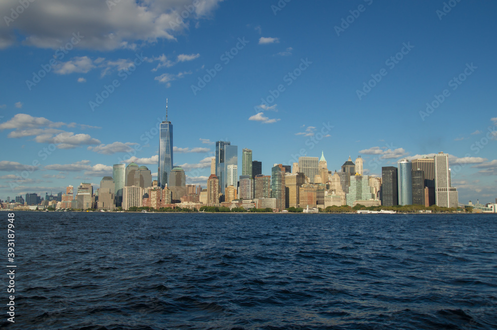 The skyline of New York