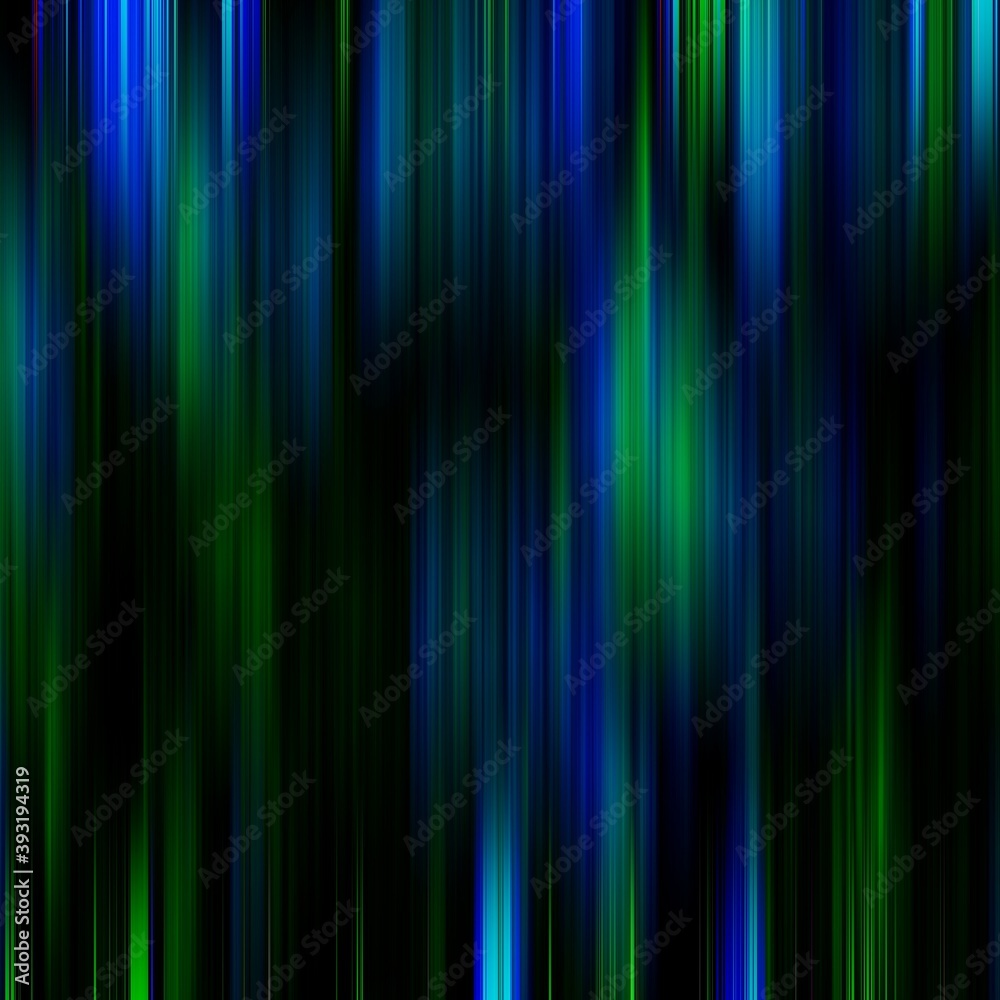 Blue green phosphorescent design, lights, abstract lines background