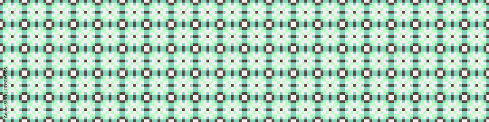 Abstract Cross Pattern Dots Logo generative computational art illustration