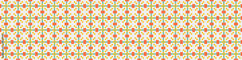 Abstract Cross Pattern Dots Logo generative computational art illustration