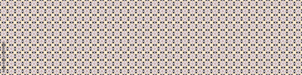 Fototapeta premium Abstract Cross Pattern Dots Logo generative computational art illustration