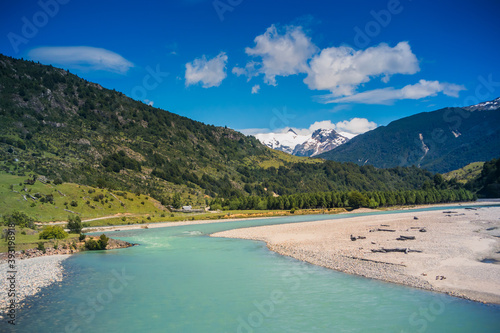 Murta river at Carretera Austral, Patagonia - Chile. © raccoon