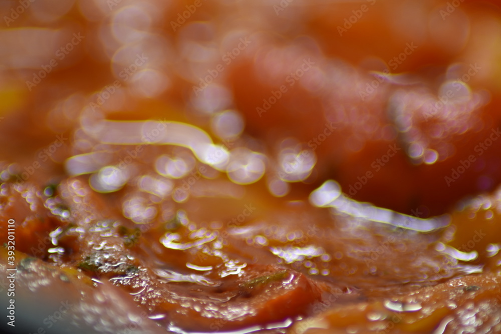 close-up of pan-fried pepper sauce close-up of pan-fried pepper sauce