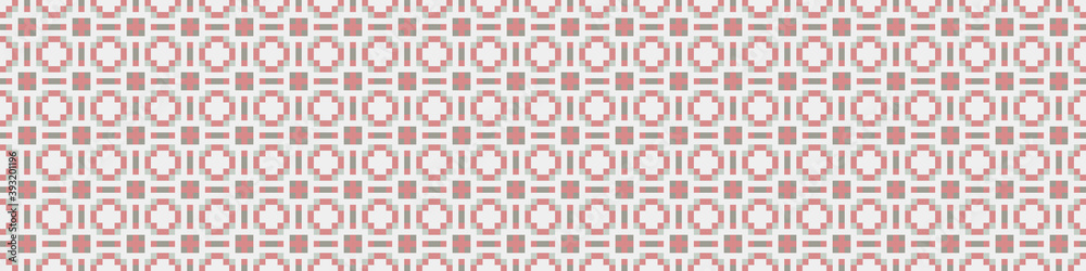 Fototapeta premium Abstract Cross Pattern Dots Logo generative computational art illustration