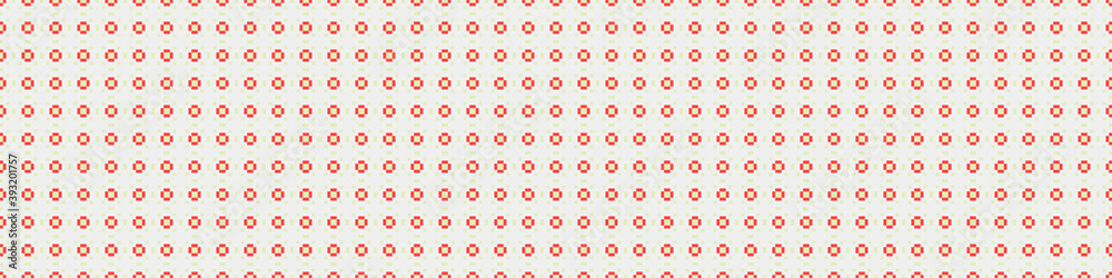 Naklejka premium Abstract Cross Pattern Dots Logo generative computational art illustration