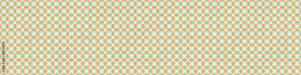 Abstract Cross Pattern Dots Logo generative computational art illustration