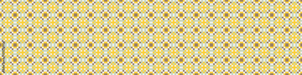 Fototapeta premium Abstract Cross Pattern Dots Logo generative computational art illustration