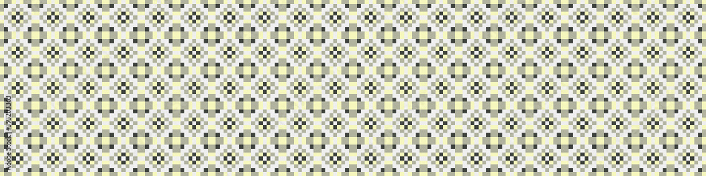 Fototapeta premium Abstract Cross Pattern Dots Logo generative computational art illustration