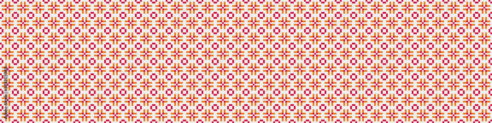 Abstract Cross Pattern Dots Logo generative computational art illustration