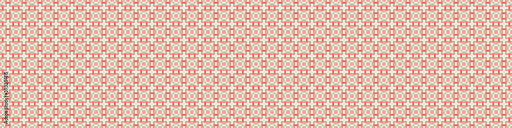 Fototapeta premium Abstract Cross Pattern Dots Logo generative computational art illustration