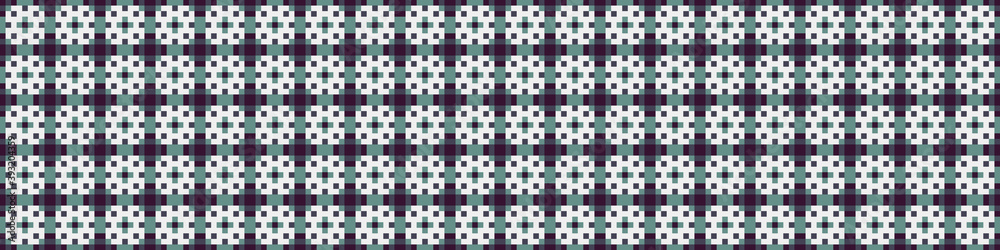 Abstract Cross Pattern Dots Logo generative computational art illustration