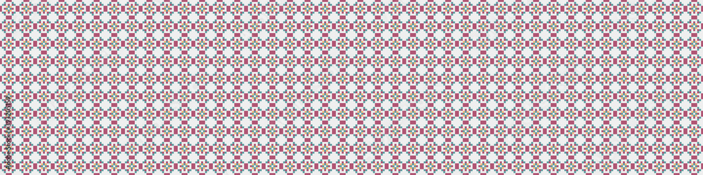 Abstract Cross Pattern Dots Logo generative computational art illustration