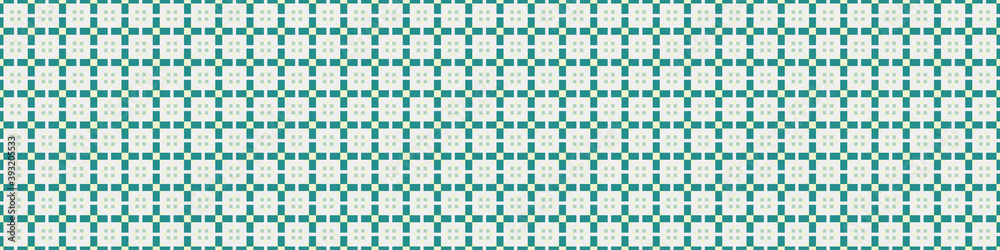 Fototapeta premium Abstract Cross Pattern Dots Logo generative computational art illustration