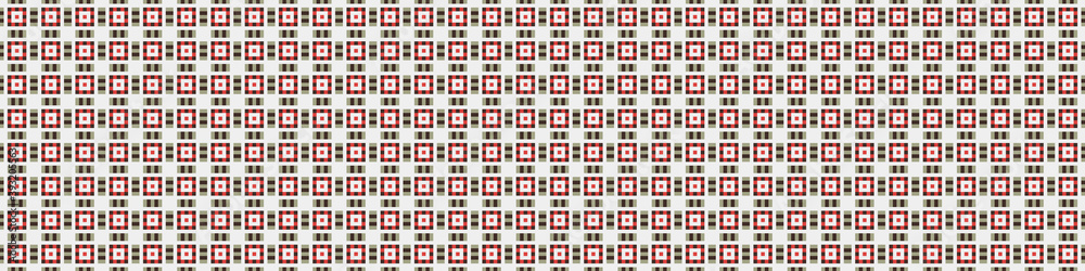 Fototapeta premium Abstract Cross Pattern Dots Logo generative computational art illustration