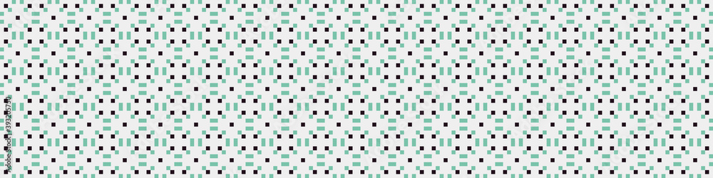 Fototapeta premium Abstract Cross Pattern Dots Logo generative computational art illustration