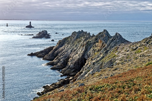 Pointe du Raz, Cap Sizun, Plogoff,  GR34, Finistère, Bretagne, France photo