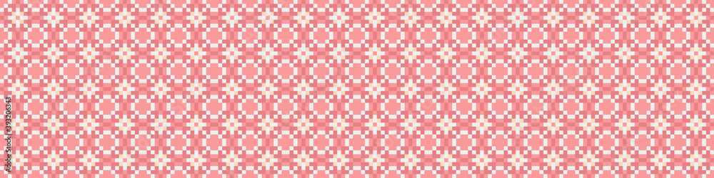 Fototapeta premium Abstract Cross Pattern Dots Logo generative computational art illustration