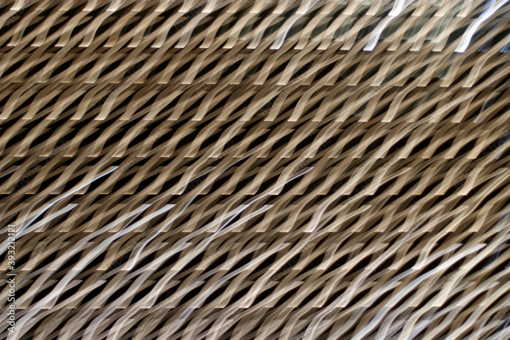 Morning light through the window shutter Morning light through the window shutter