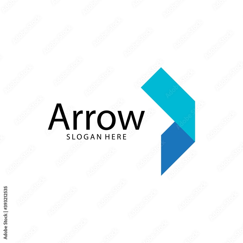 Arrow illustration logo Arrow illustration logo