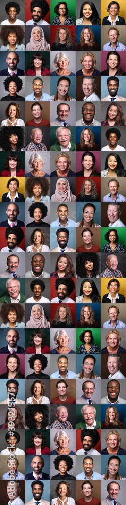 Group of beautiful people in front of a background Group of beautiful people in front of a background