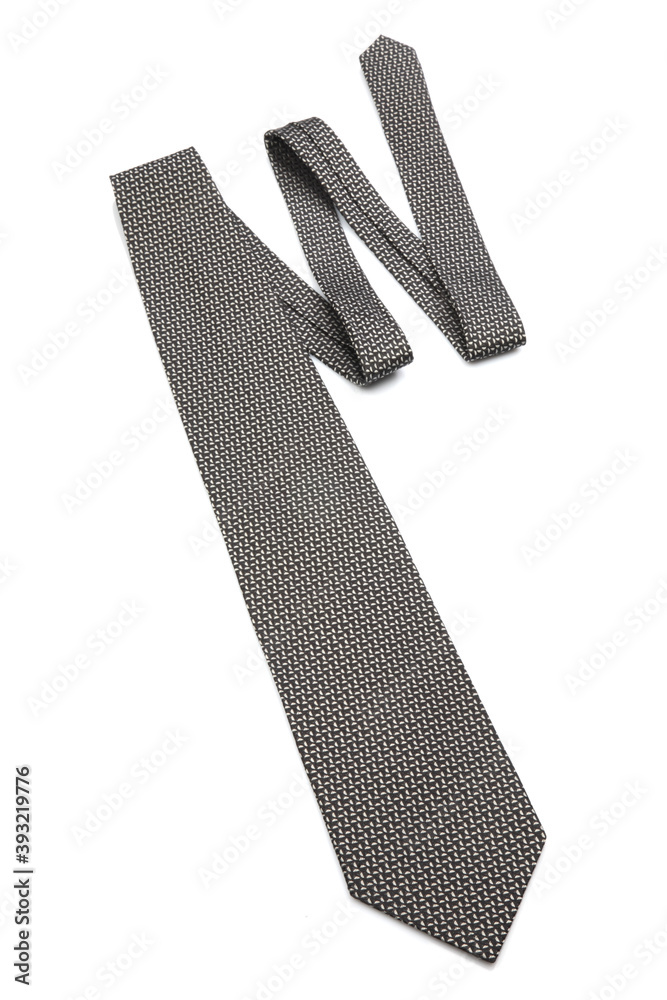 Tie on white background - close-up Tie on white background - close-up