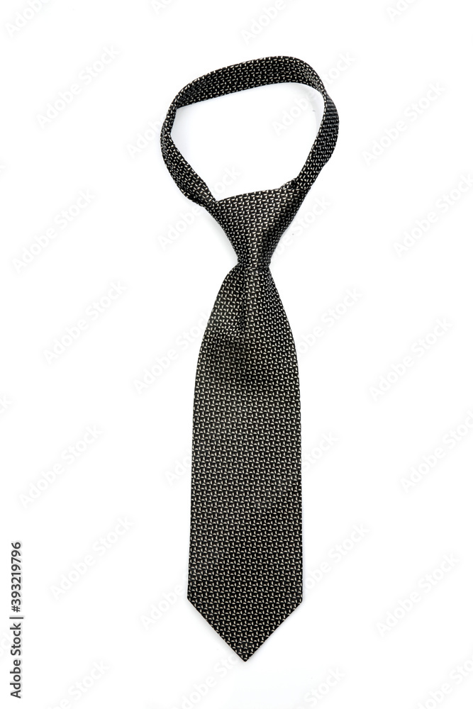 Tie on white background - close-up Tie on white background - close-up