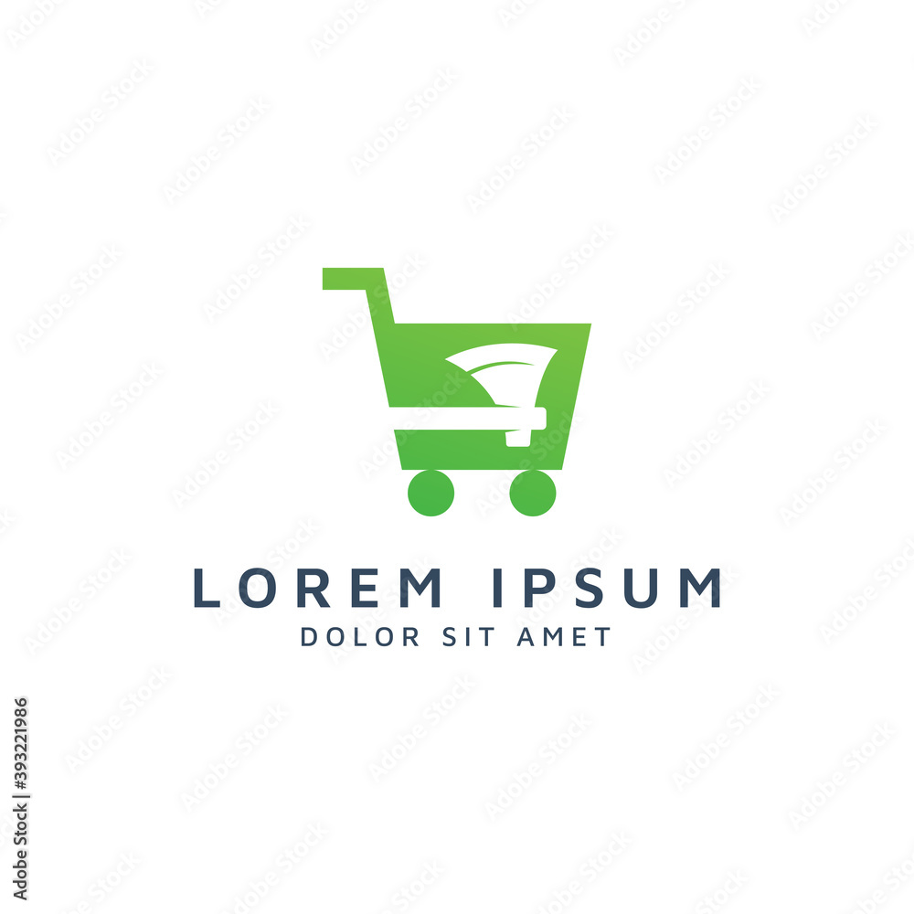 shopping and ax negative space logo design shopping and ax negative space logo design