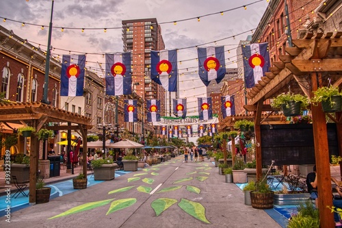 Larimer Square after the Covid Shutdown was lifted photo