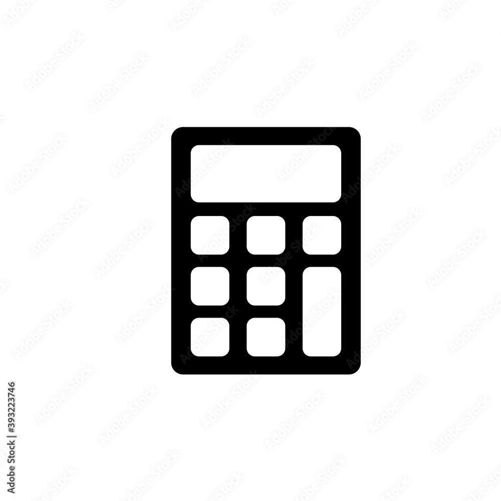 Calculator icon vector. Accounting calculator icon. calculator vector Calculator icon vector. Accounting calculator icon. calculator vector
