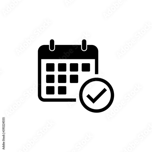 Calendar icon vector. Calender symbol. calendar vector icon