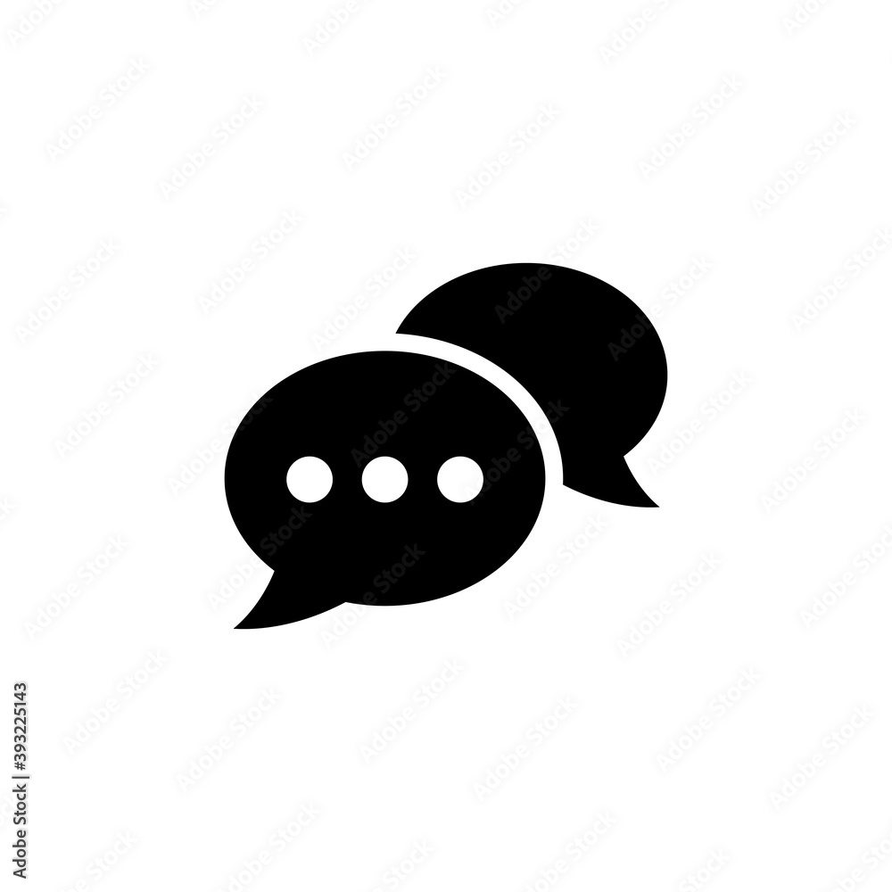 Chat icon vector. speech bubble icon. comment icon vector. message. contact us Chat icon vector. speech bubble icon. comment icon vector. message. contact us