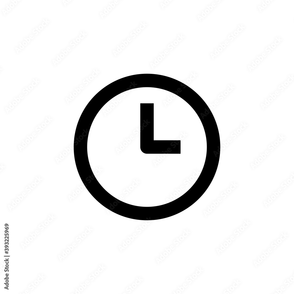 Clock icon vector. Time icon vector. time icon symbol Clock icon vector. Time icon vector. time icon symbol