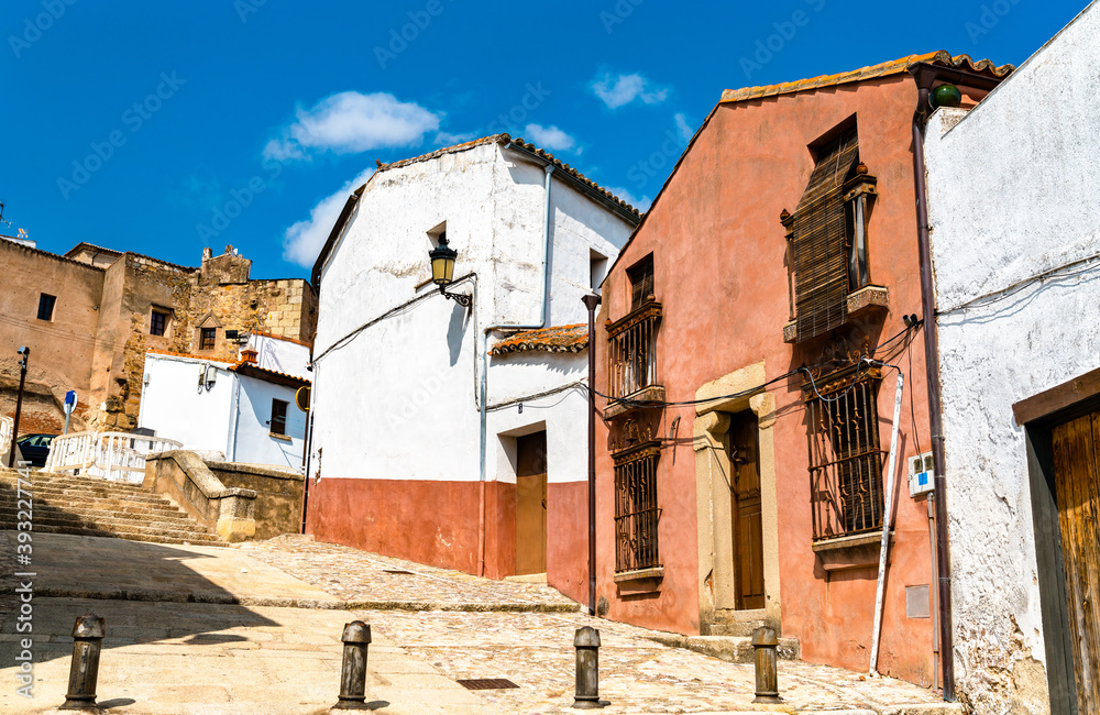 Traditional architecture of Caceres in Extremadura, Spain