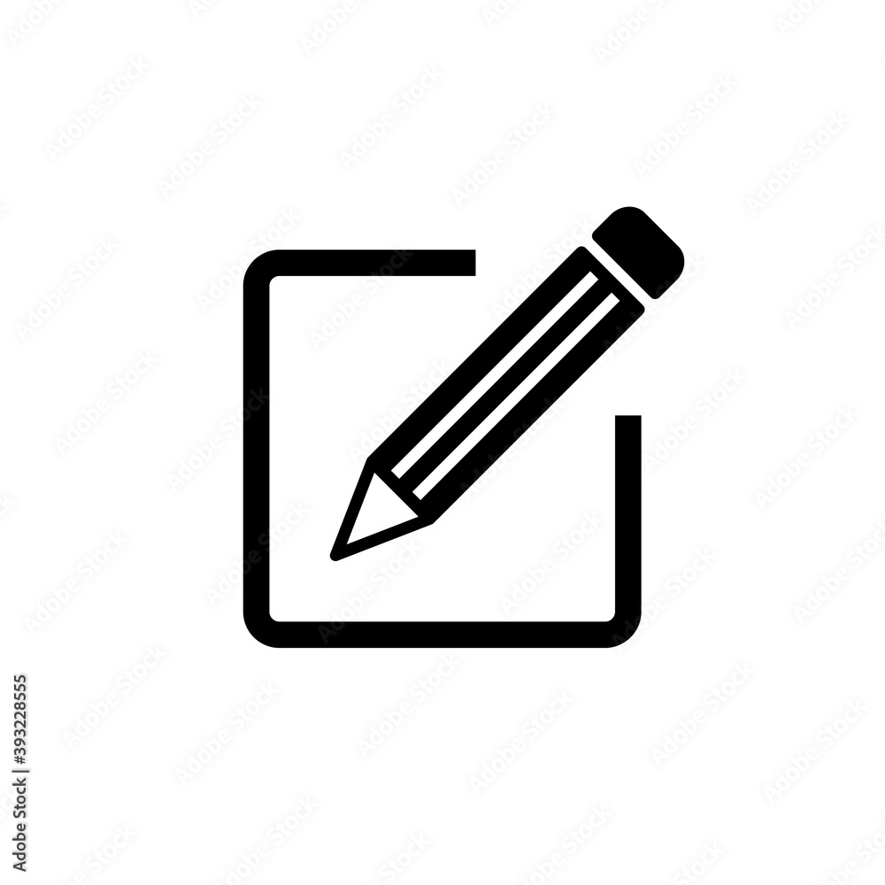 Edit icon vector. edit document icon. edit text icon. pencil. sign up Edit icon vector. edit document icon. edit text icon. pencil. sign up