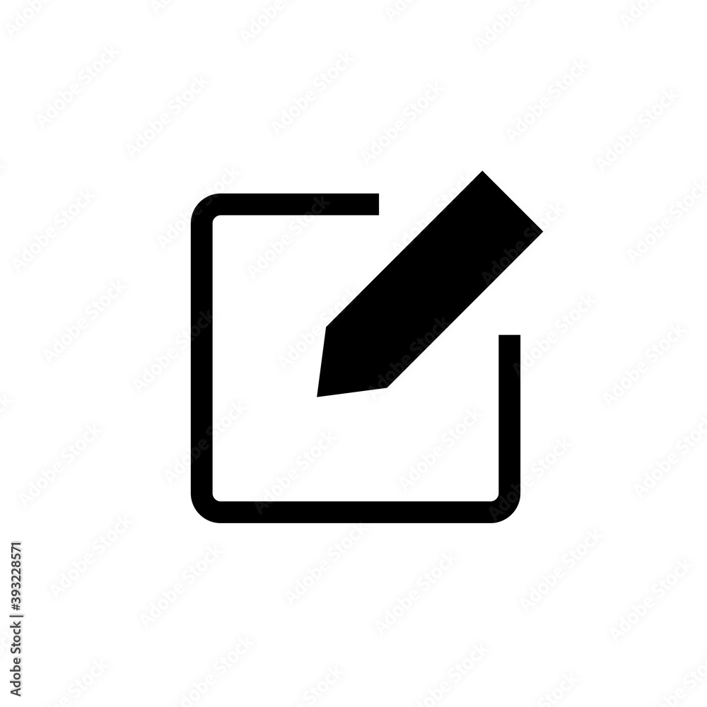 Edit icon vector. edit document icon. edit text icon. pencil. sign up Edit icon vector. edit document icon. edit text icon. pencil. sign up