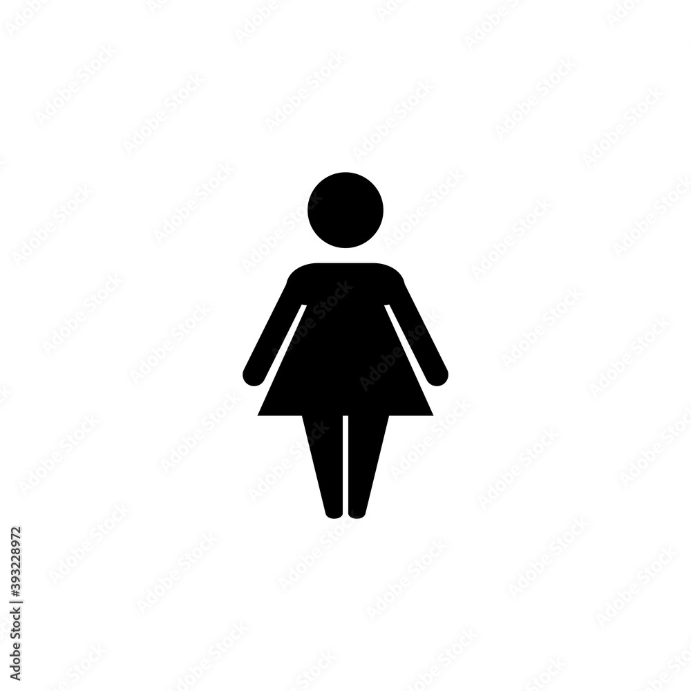Female icon vector. woman icon vector Female icon vector. woman icon vector