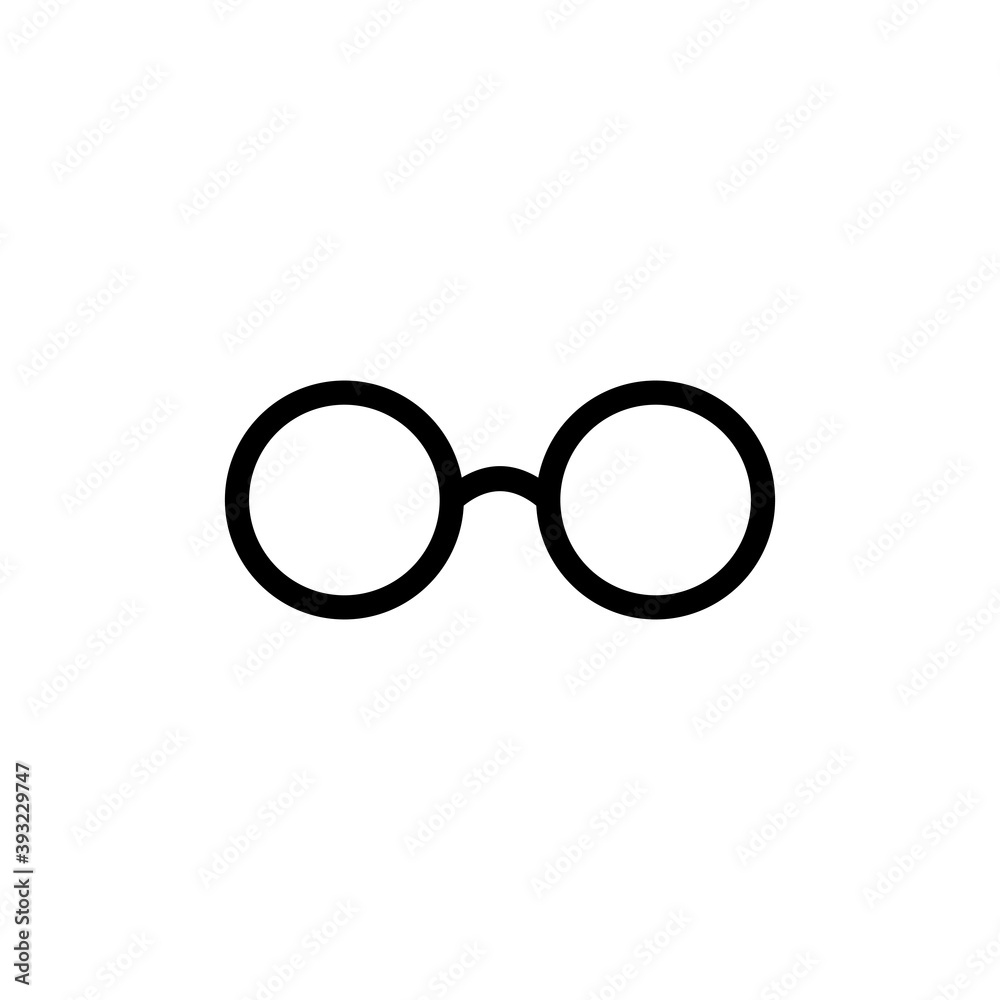 Glasses icon vector. Glasses vector icon Glasses icon vector. Glasses vector icon