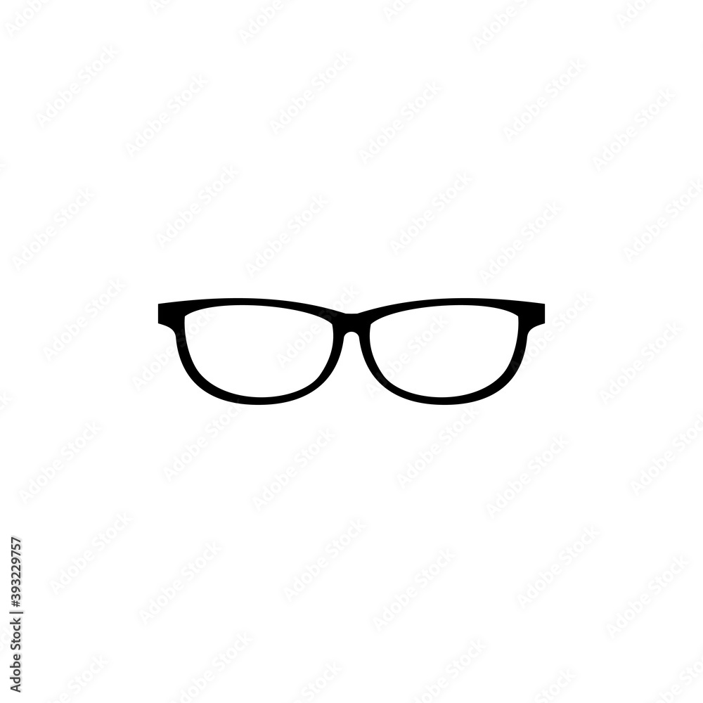 Glasses icon vector. Glasses vector icon Glasses icon vector. Glasses vector icon