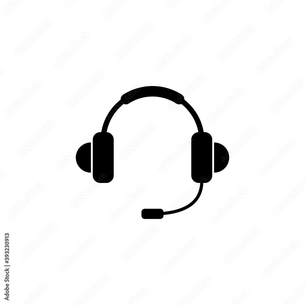 Headphone icon vector. Headset icon symbols Headphone icon vector. Headset icon symbols