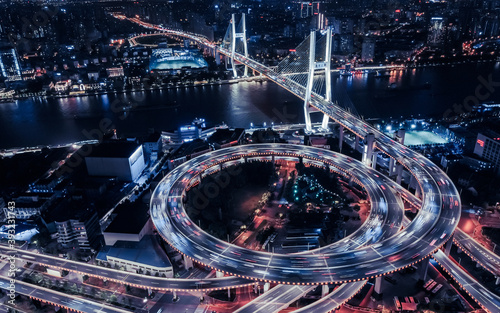 Photography wheel in the night