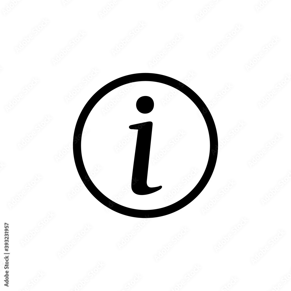 Info sign icon vector. about us icon vector. Faq icon Info sign icon vector. about us icon vector. Faq icon