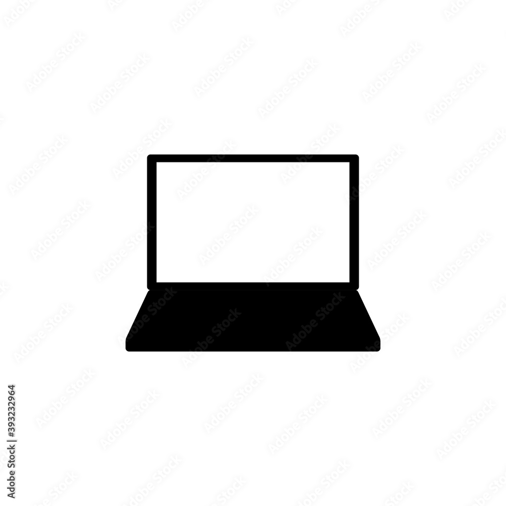 Laptop icon vector. computer icon vector Laptop icon vector. computer icon vector