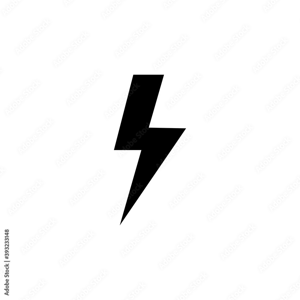 Lightning icon vector. electric icon vector. power icon. energy sign Lightning icon vector. electric icon vector. power icon. energy sign