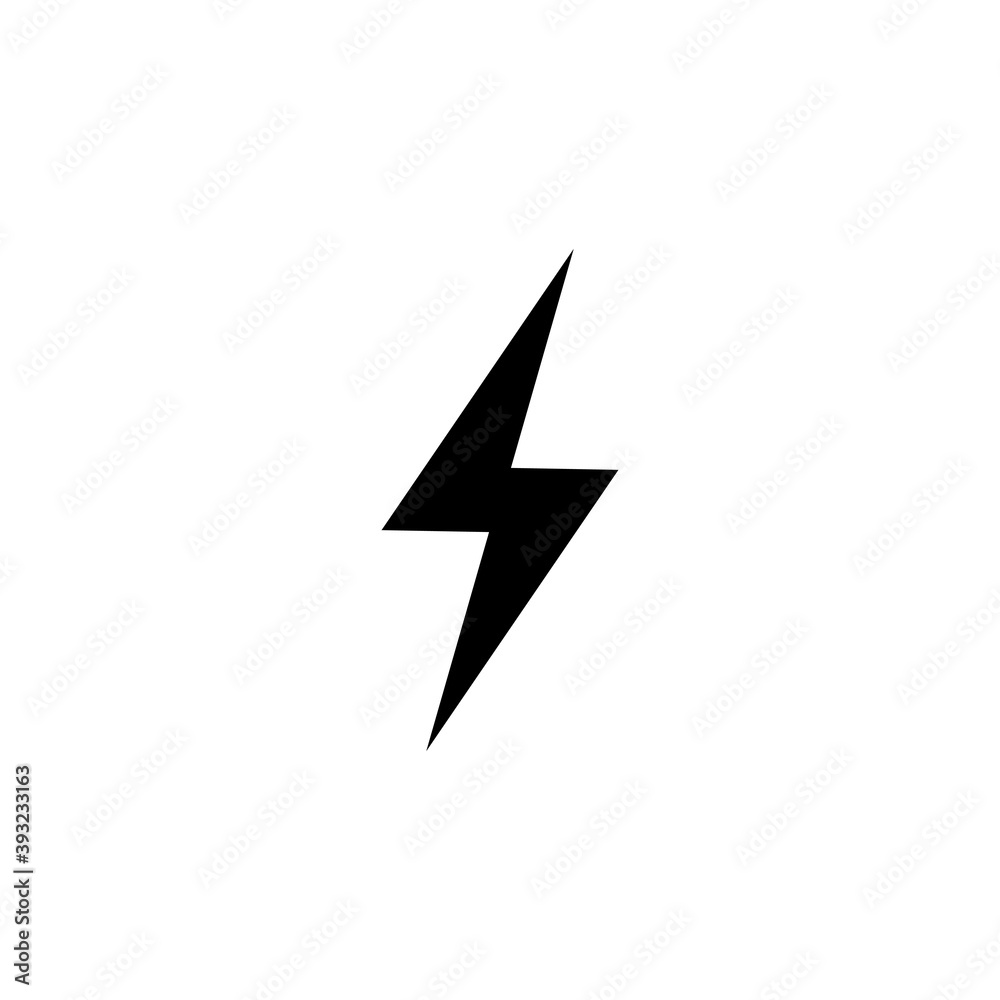 Lightning icon vector. electric icon vector. power icon. energy sign Lightning icon vector. electric icon vector. power icon. energy sign