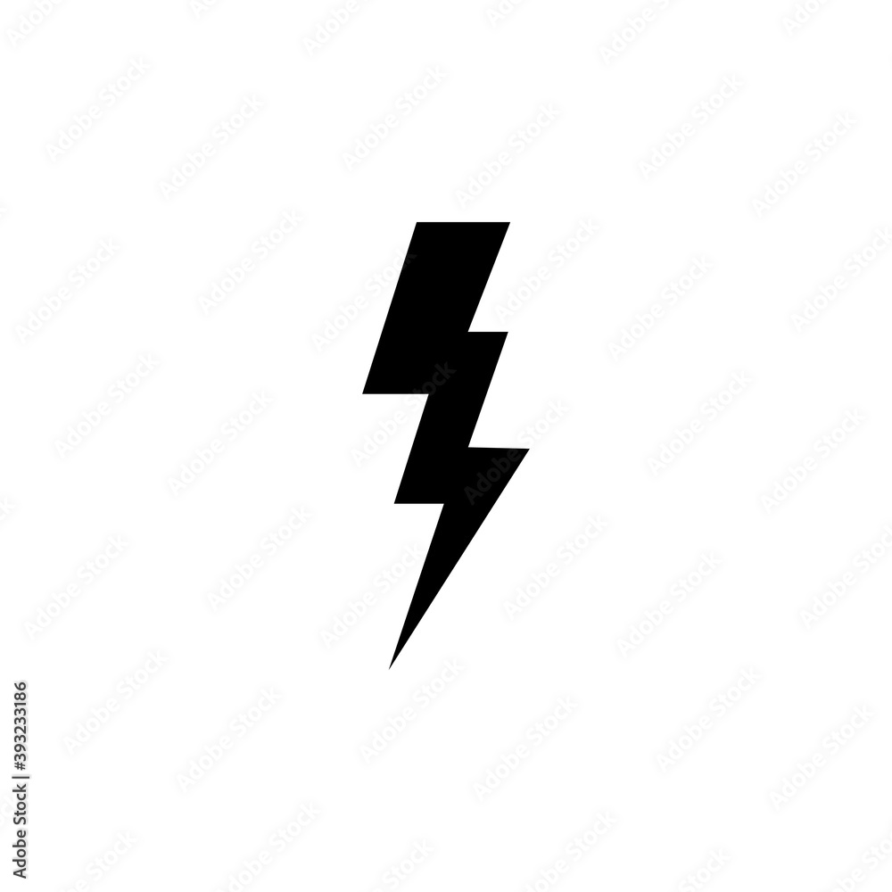 Lightning icon vector. electric icon vector. power icon. energy sign Lightning icon vector. electric icon vector. power icon. energy sign