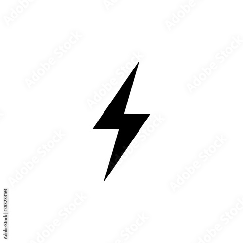 Lightning icon vector. electric icon vector. power icon. energy sign