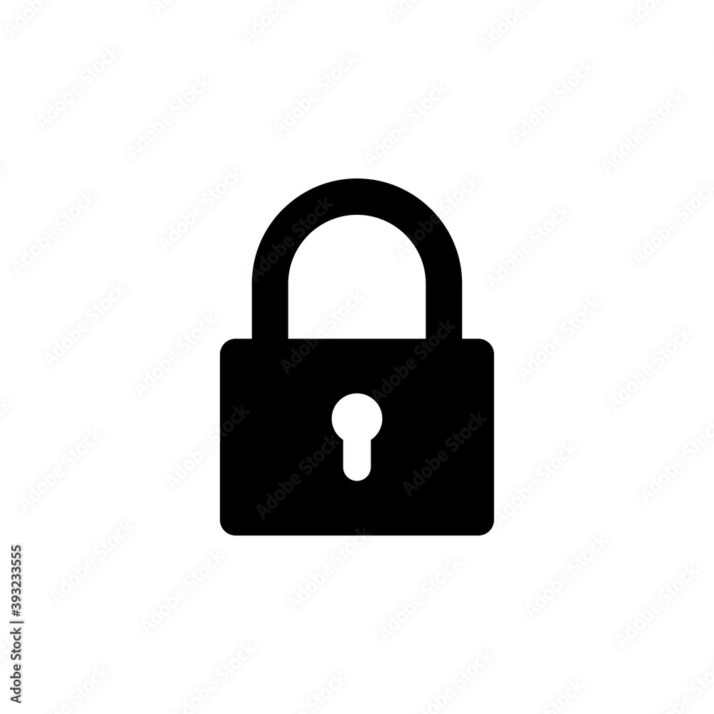 Lock icon vector. Padlock icon vector. Encryption icon. Security symbol Lock icon vector. Padlock icon vector. Encryption icon. Security symbol
