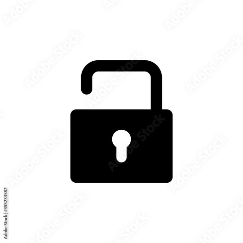 Lock icon vector. Padlock icon vector. Encryption icon. Security symbol