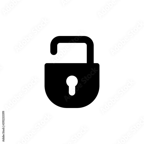 Lock icon vector. Padlock icon vector. Encryption icon. Security symbol