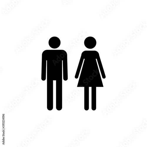 Man and woman icon vector. male and female symbo